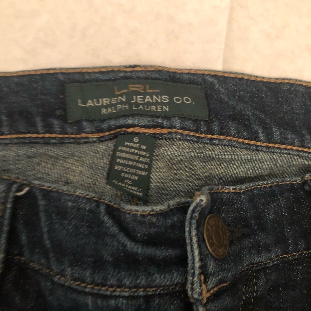 Ralph Lauren Distressed Bootcut Jeans - Picture 2 of 3